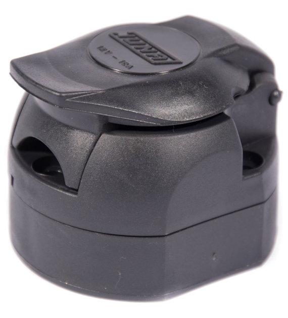 Gniazdo elektryczne 12V 7 biegunowe plastikowe PL