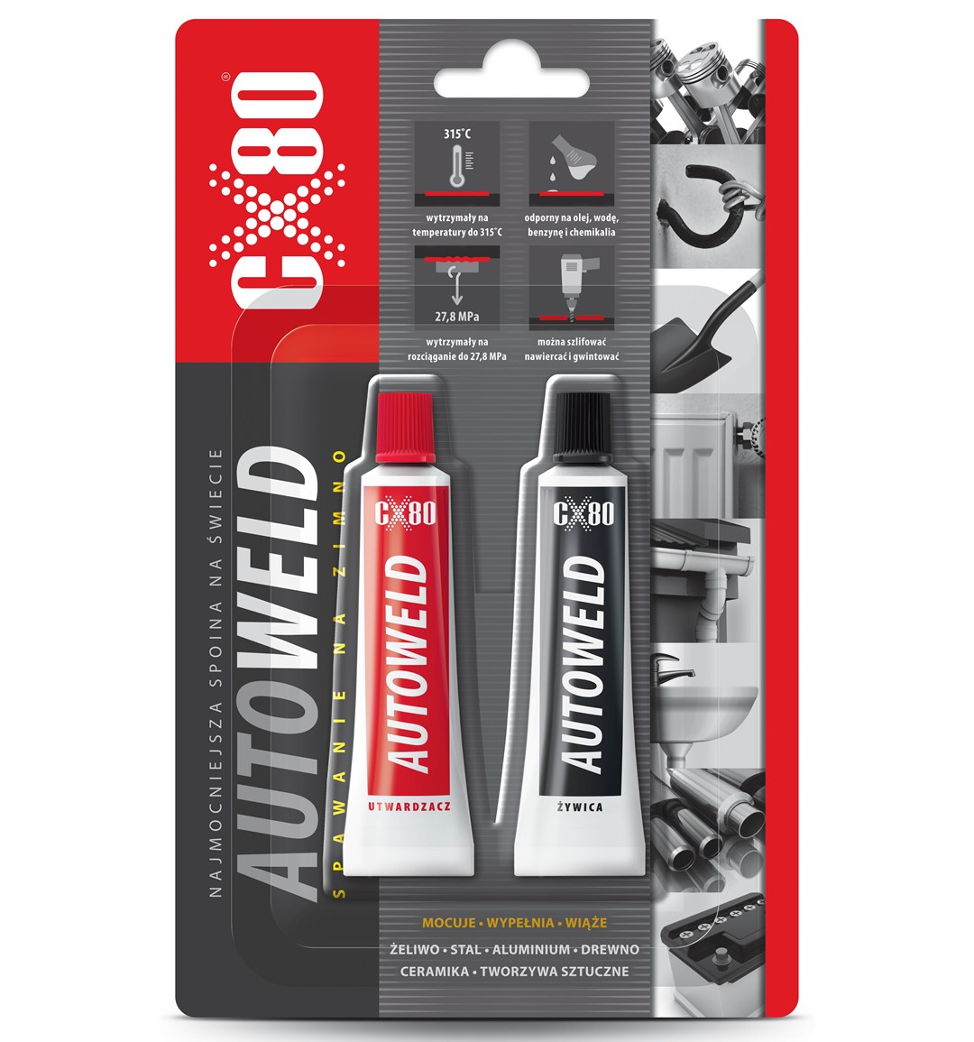 Żywica epoksydowa AUTOWELD - 2x27g