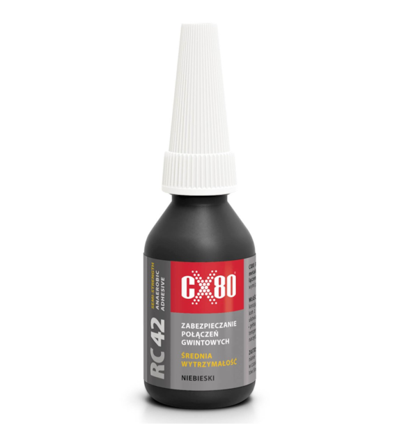 Klej do gwintów RC42 CX80 niebieski - 10ml