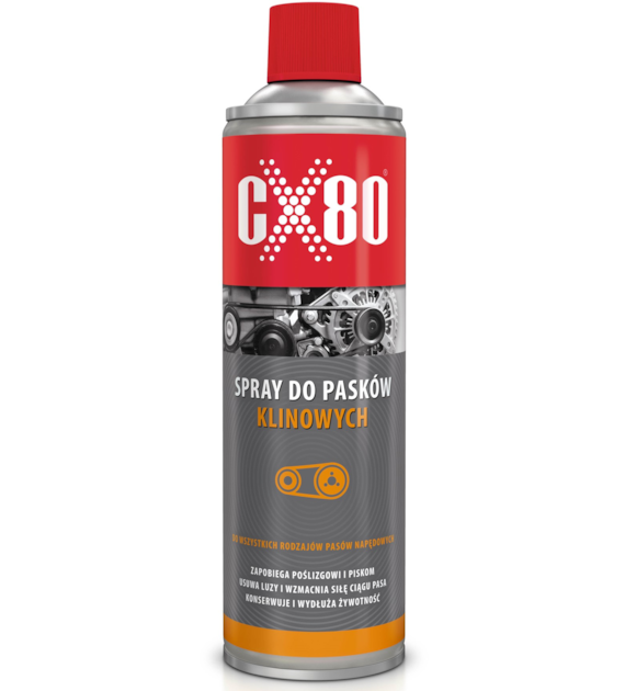 Spray do pasków klinowych CX80 500 ml
